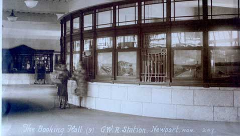 Newport Station booking desk