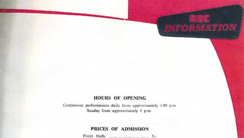 Souvenir brochure from the opening of the ABC Cinema, 28 November 1968