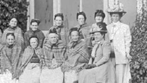 Female residents at the Workhouse, late 19th century